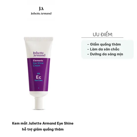 Kem mắt Juliette Armand Eye Shine 20ml - Hỗ trợ giảm quầng thâm, Dưỡng ẩm và làm sáng vùng da quanh mắt