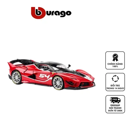 Mô hình siêu xe Ferrari FXX K EVO 1:18 Bburago Signature - Siêu xe mô phỏng chi tiết hoàn hảo, trang trí nhà cửa độc đáo cho tín đồ xe hơi.