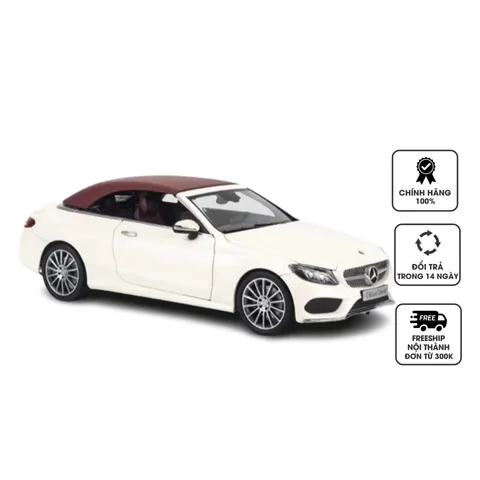 Mô Hình Xe Ô Tô Mercedes Benz C250 Cabriolet Tỉ Lệ 1:18 Iscale - Quà Tặng Sang Trọng, Chất Liệu Kim Loại, Thiết Kế Tinh Xảo
