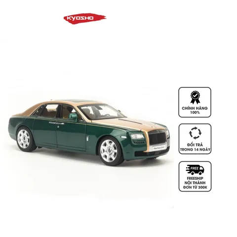 Mô Hình Xe Ô Tô Rolls Royce Ghost 1:18 Kyosho - Mô Phỏng Chi Tiết Sang Trọng, Khu Trưng Bày Đặc Biệt Cho Người Sưu Tập
