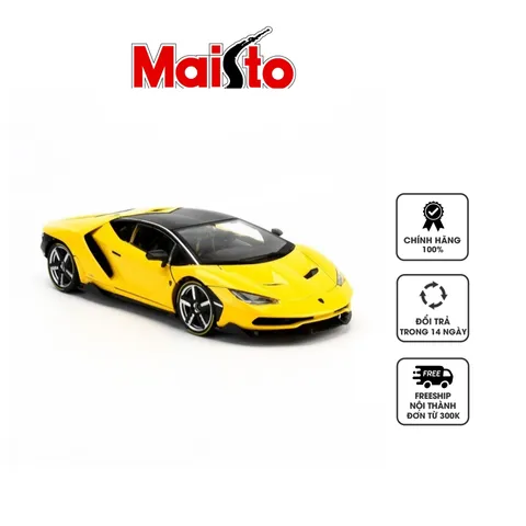 Mô Hình Ô Tô Lamborghini Centenario LP770-4 Vàng 1:18 Maisto Exclusive - Xe Mô Phỏng Chi Tiết Cao Cấp, Quà Tặng Độc Đáo