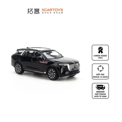 Mô hình xe ô tô Hongqi E-HS9 2020 1:64 Xcartoys - Mô hình chính xác, đẹp mắt, trang trí nhà cửa, quà tặng độc đáo