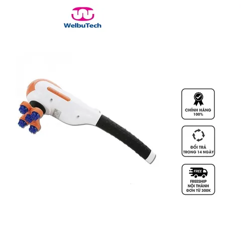 Máy Massage Cầm Tay Mini Squirrel Welbutech MSV5552 - Giảm Đau, 5 Đầu Massage Đa Năng, Thiết Bị Trị Liệu Chất Lượng Cao