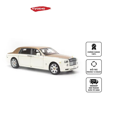Mô Hình Xe Rolls Royce Phantom EWB 1:18 Kyosho - Mô Phỏng Chi Tiết Cao Cấp, Khung Kim Loại Chắc Chắn, Đồ Trang Trí Nhà Cửa Sang Trọng