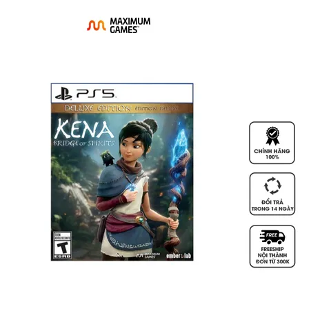 Đĩa Game Kena Bridge of Spirits Deluxe Edition cho PS5 - Hành Động Phiêu Lưu Đồ Họa Sống Động, Quà Tặng Cho Game Thủ