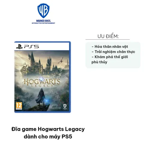 Đĩa Game Hogwarts Legacy Cho PS5 - Trải Nghiệm Thế Giới Phù Thủy Cuối Thế Kỷ 19 - Hành Trình Khám Phá Tại Hogwarts