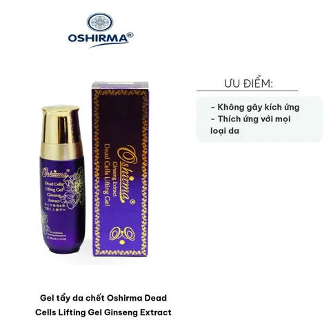 Gel Tẩy Da Chết Oshirma Dead Cells Lifting - Hỗ Trợ Tái Tạo Da Nhờ Chiết Xuất Nhân Sâm - Dành Cho Mọi Loại Da, 100ml