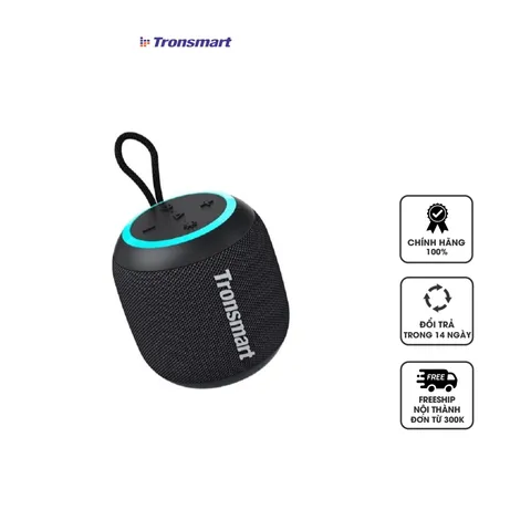 Loa Bluetooth Tronsmart T7 Mini 15W chống nước IPX7 - Âm thanh trong trẻo, pin 18 giờ, kết nối Bluetooth 5.3, di động lý tưởng cho mọi chuyến đi.