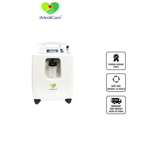 Máy Tạo Oxy Tự Động iMediCare OC-5LH - Thiết Bị Y Tế Với Lưu Lượng 0,5 - 5 Lít/Phút, Oxy Tinh Khiết Trên 93%