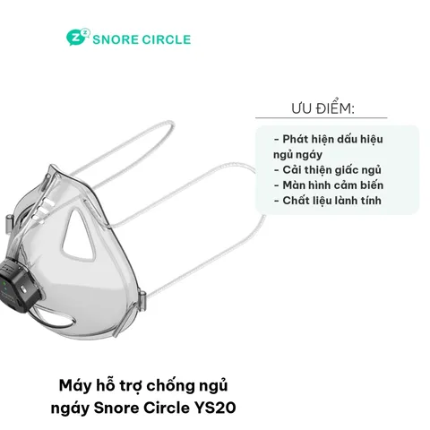 Máy Hỗ Trợ Chống Ngủ Ngáy Snore Circle YS20 - Thiết Bị Cảm Biến Y Tế Thông Minh Cải Thiện Chất Lượng Giấc Ngủ Tại Nhà