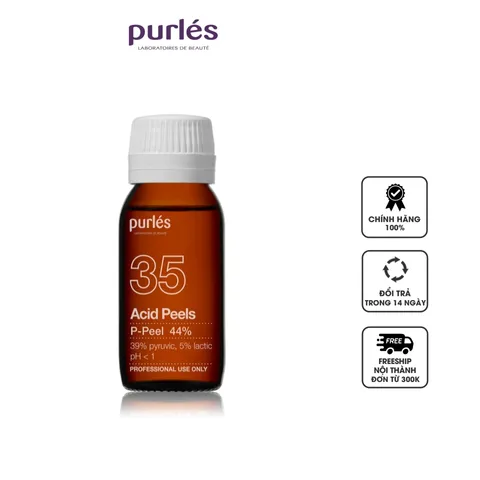 Tinh Chất Peel Da Purles 35 P-Peel 44% - Hỗ Trợ Cải Thiện Mụn Trứng Cá, Làm Dịu Da, Tái Tạo Làn Da Mới Tươi Sáng 50ml