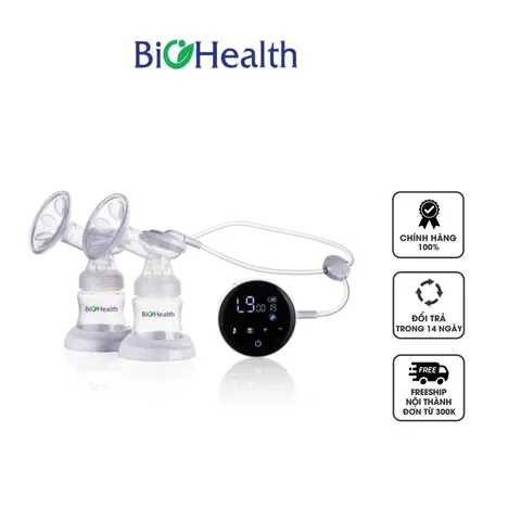 Máy Hút Sữa Điện Đôi Biohealth IE Basic - Thiết Kế Thông Minh, 4 Chế Độ, Tiện Lợi Cho Mẹ, Sử Dụng 100 Phút, An Toàn, êm ái