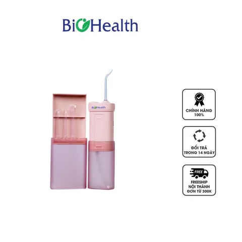 Máy Tăm Nước Biohealth FL-P06 3 Chế Độ - Vệ Sinh Răng Miệng Sâu, Dung Tích 200ml, Thiết Kế Nhỏ Gọn, Chống Nước IPX7