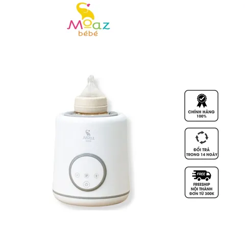 Máy Lắc và Giữ Ấm Bình Sữa Moaz Bebe MB079 - Thiết Bị Thông Minh Giúp Mẹ Tiện Lợi, Giữ Nhiệt và Lắc Sữa Đều Ổn Định