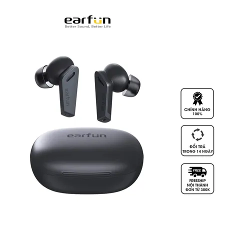 Tai Nghe Bluetooth TWS Earfun Air Pro Chống Nước IPX5 - Âm Thanh Chất Lượng, Thời Gian Sử Dụng 32 Giờ, Kết Nối Bluetooth 5.0