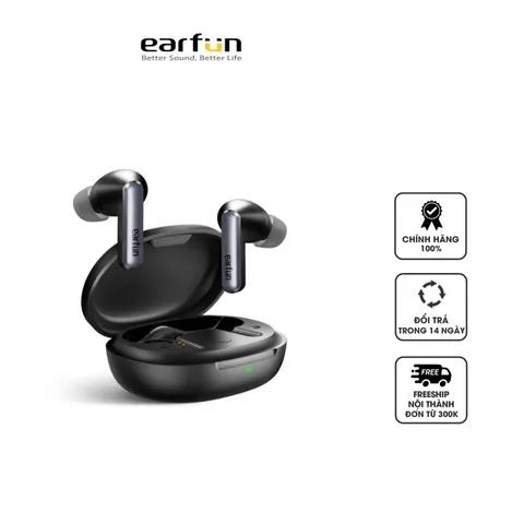 Tai Nghe Bluetooth TWS EarFun Air S - Chống Nước IPX5, Cảm Ứng Chạm, Âm Thanh Cao Cấp, Thời Gian Sử Dụng 30 Giờ