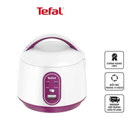 Nồi Cơm Điện Cơ Mini Tefal RK224168 0.7L - Nấu Cơm Nhanh, Giữ Ấm Tự Động, Phù Hợp Cho 1-2 Người Dùng