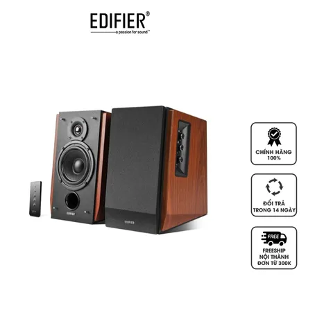 Loa Bluetooth Edifier R1700BT - Công Suất 66W, Bass Mạnh Mẽ, Treble Chi Tiết, Kết Nối Bluetooth, Gỗ Cổ Điển, Âm Thanh Chân Thực
