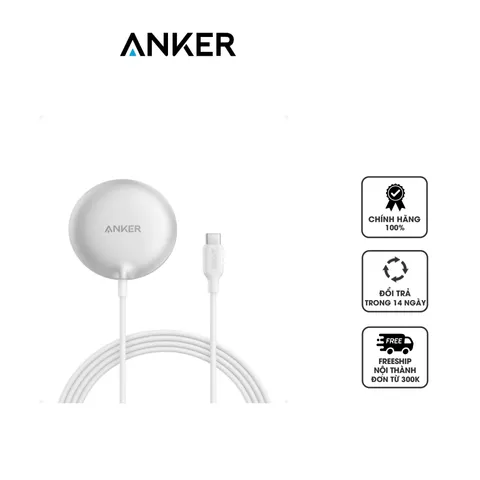 Đế sạc không dây Anker MagGo MagSafe A25M0 15W Sạc Nhanh Qi2 cho iPhone - Phụ Kiện Điện Thoại Tiện Lợi