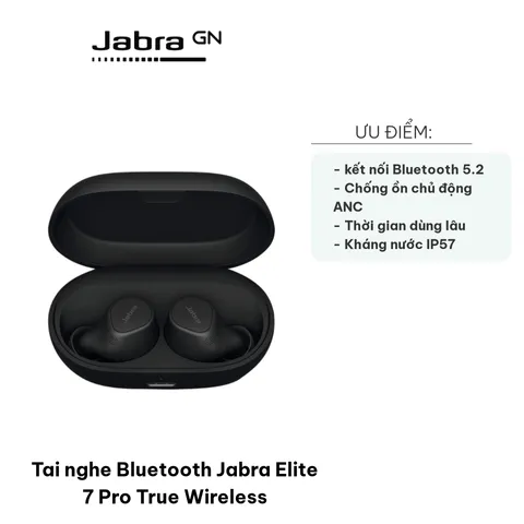 Tai nghe Bluetooth Jabra Elite 7 Pro True Wireless - Công nghệ ANC Thông Minh, Chống Ồn Xuất Sắc, Âm Thanh Chất Lượng Cao