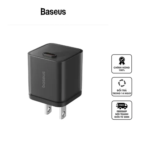 Củ Sạc Nhanh Baseus GaN5S 30W - Củ Sạc USB-C Thông Minh, Bảo Vệ Đa Lớp, Thiết Kế Nhỏ Gọn Cho Điện Thoại và Máy Tính Bảng
