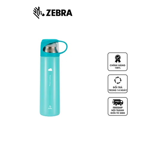 Bình Giữ Nhiệt Inox Zebra Atlantic 112630 480ml - Thiết Kế Nhẹ, Giữ Nhiệt Tối Ưu 12 Giờ, Phù Hợp Đi Làm, Du Lịch