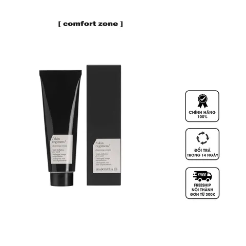 Sữa Rửa Mặt Dạng Kem Comfort Zone Skin Regimen Cho Mọi Loại Da - Làm Sạch Sâu, Không Gây Khô Da, 150ml