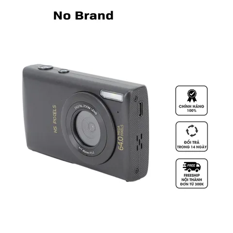 Máy Ảnh Kỹ Thuật Số Mini HS Pixel 64MP - Quay Video 4K, Zoom 18x, Thiết Kế Hiện Đại, Chụp Ảnh Sắc Nét, Ống Kính Góc Rộng