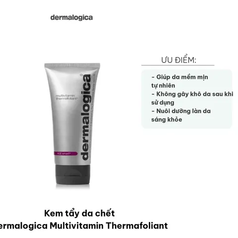 Kem tẩy da chết Dermalogica Multivitamin Thermafoliant 75ml - Tẩy tế bào chết nhẹ nhàng, nuôi dưỡng và làm sáng da lý tưởng cho mọi loại da
