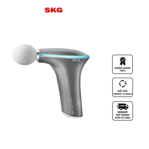 Máy Massage Cầm Tay SKG F5 - Thiết Bị Massage Đa Năng Với 3 Đầu Massage Chuyên Biệt Giúp Giảm Đau, Nhức Mỏi ✔️