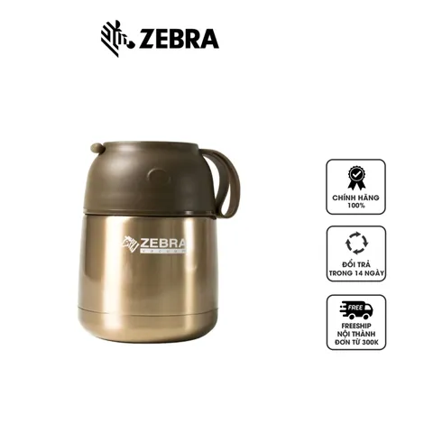 Camen Giữ Nhiệt Inox Zebra 123005 450ml - Hộp Đựng Thức Ăn Chất Liệu Inox SUS304, Giữ Nhiệt Tối Ưu 12 Giờ