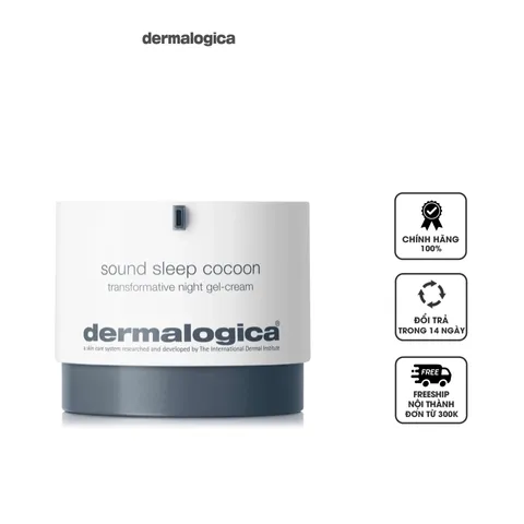 Mặt Nạ Ngủ Sáng Da Dermalogica Sound Sleep Cocoon Night Gel-Cream - Giúp Làm Dịu Da Hỗ Trợ Giấc Ngủ Sâu Và Đem Lại Làn Da Khỏe Mạnh