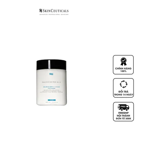 Nước Hoa Hồng SkinCeuticals Blemish Age Toner - Trẻ Hóa Da, Làm Sáng và Cân Bằng Da - Dành Cho Mọi Loại Da, Chai 200ml