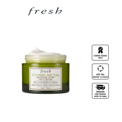 Kem Dưỡng Ẩm Fresh Vitamin Nectar Moisture Glow Face Cream 50ml - Kem Làm Sáng Da Giàu Vitamin C, E, B5, Tăng Cường Sức Sống Cho Da