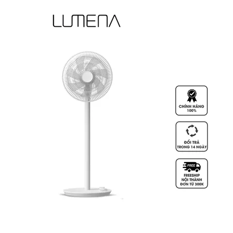 Quạt Tích Điện Lumena Fan Classic 3 - Pin 10.400mAh, Điều Khiển Từ Xa, Chế Độ Gió Đa Năng, Thời Gian Sử Dụng Lên Đến 40 Giờ