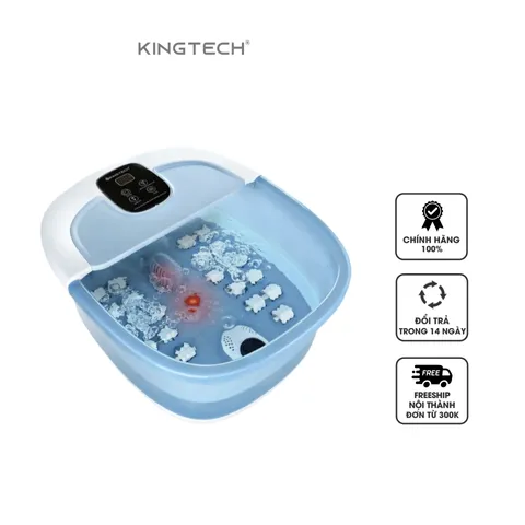 Bồn Ngâm Chân Massage KingTech BM-400 - 500W, Nhiệt Độ 35-48°C, 22 Con Lăn Massage, Thư Giãn Tại Nhà