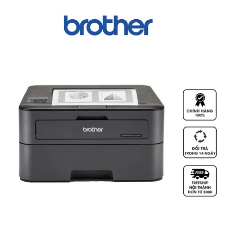 Máy in laser 2 mặt tự động Brother HL-L2366DW - Tốc độ 30 trang/phút, kết nối Wi-Fi, thiết kế hiện đại cho văn phòng và gia đình