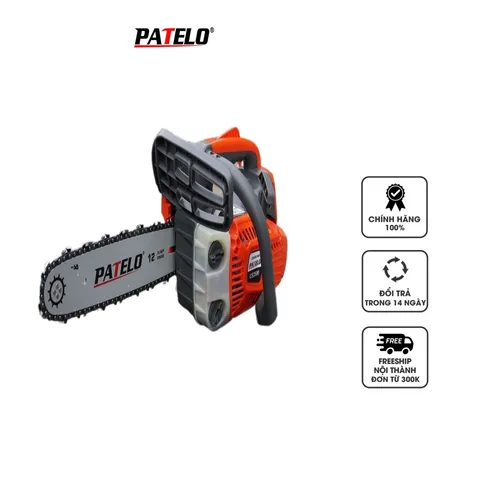 Máy Cưa Xích Patelo CS2500 2 Thì - Dễ Khởi Động, Tiết Kiệm Nhiên Liệu, Lý Tưởng Cho Đốn Cây Và Xẻ Gỗ