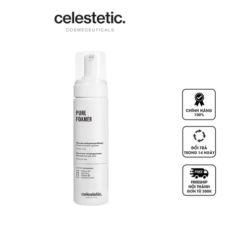 Sữa Rửa Mặt Tạo Bọt Sạch Sâu Celestetic Pure Foamer - Bọt Mịn, Cấp ẩm, Phù Hợp Với Da Nhạy Cảm 200ml