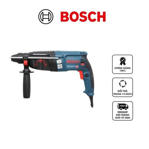 Máy Khoan Búa Bosch GBH 2-26 DRE 800W - 3 Chế Độ Khoan Đa Năng, Chức Năng Đảo Chiều, Thích Hợp Cho Bê Tông, Gỗ, Kim Loại