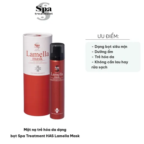 Mặt Nạ Trẻ Hóa Dạng Bọt Spa Treatment HAS Lamella Mask - Dưỡng Da Tươi Sáng, Hiệu Quả Cao, Phù Hợp Mọi Loại Da