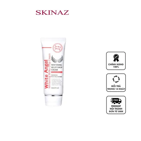 Kem Dưỡng Trắng Da Mặt White Angel Skinaz 70g - Hỗ Trợ Dưỡng Ẩm, Làm Mờ Thâm Sạm, Chất Kem Mịn, Dễ Dàn Giao