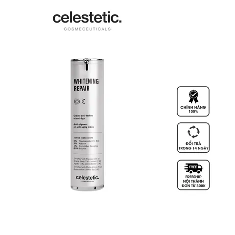 Kem Dưỡng Trắng Da Celestetic Whitening Repair - Hỗ Trợ Làm Sáng, Đều Màu, Cải Thiện Nếp Nhăn, Dưỡng Ẩm, Cho Làn Da Tươi Trẻ, 50ml