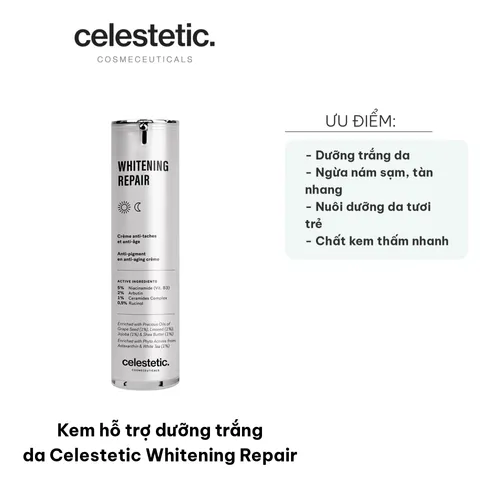 Kem Dưỡng Trắng Da Celestetic Whitening Repair - Hỗ Trợ Làm Sáng, Đều Màu, Cải Thiện Nếp Nhăn, Dưỡng Ẩm, Cho Làn Da Tươi Trẻ, 50ml