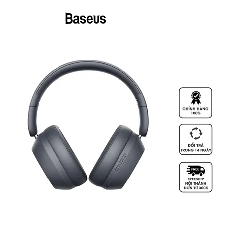 Tai nghe chụp tai không dây Baseus Bass 35 Max - Bluetooth 5.3, thời gian sử dụng 50 giờ, âm bass mạnh mẽ, thiết kế hiện đại, thoải mái mang đi.