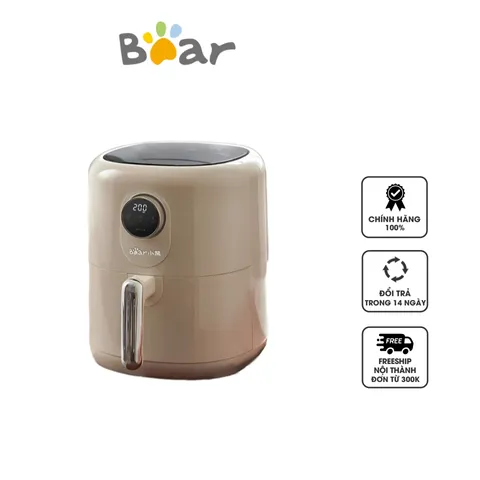 Nồi Chiên Không Dầu Bear QZG-B14K5 - Dung Tích 3.5L, Bảng Điều Khiển Cơ Đơn Giản, Thích Hợp Cho Gia Đình Nhỏ