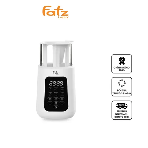 Máy hâm sữa siêu tốc thông minh Fatzbaby Mono 12 FB3011KB - Hâm nóng sữa nhanh chóng trong 4 phút với 4 chế độ tiện dụng