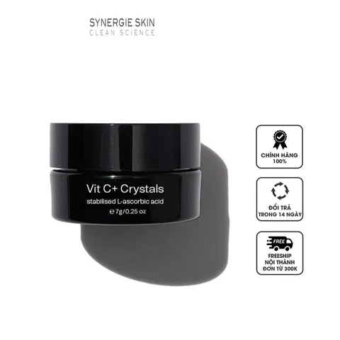 Bột Vitamin C Synergie Skin Vit C+ Crystals 7g - Làm sáng da, đều màu, chống lão hóa, phù hợp mọi loại da