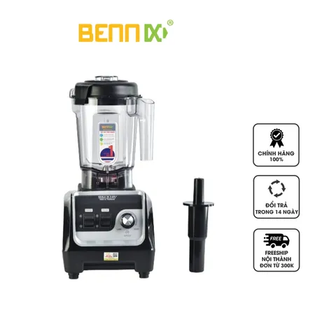 Máy xay sinh tố công nghiệp Bennix BN-206BL 2L 2200W - Lưỡi inox bền bỉ, lý tưởng cho quán bar và gia đình