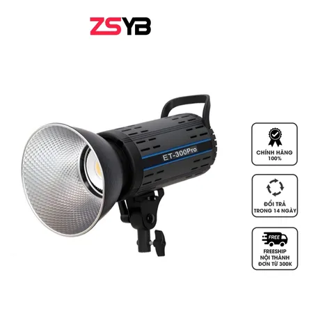 Đèn Livestream ZSYB ET-300Pro 200W - Chỉ số hoàn màu 95+, điều chỉnh nhiệt độ màu 2700K-6500K cho hình ảnh sắc nét, chuyên dùng livestream và chụp sản phẩm.